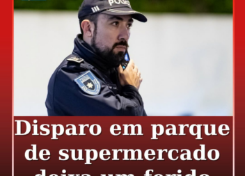 Ferido a tiro em estacionamento de supermercado