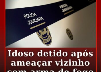 Idoso detido após ameaçar vizinho com arma de fogo
