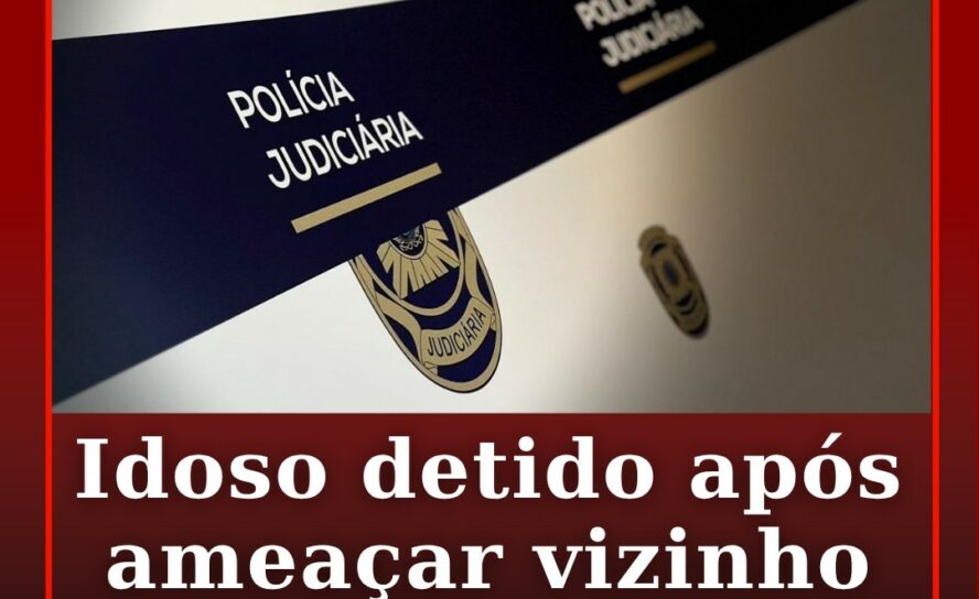 Idoso detido após ameaçar vizinho com arma de fogo