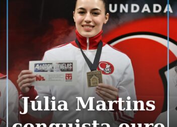 Júlia Martins conquista ouro