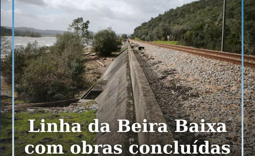 Linha da Beira Baixa com obras concluídas até ao final do ano