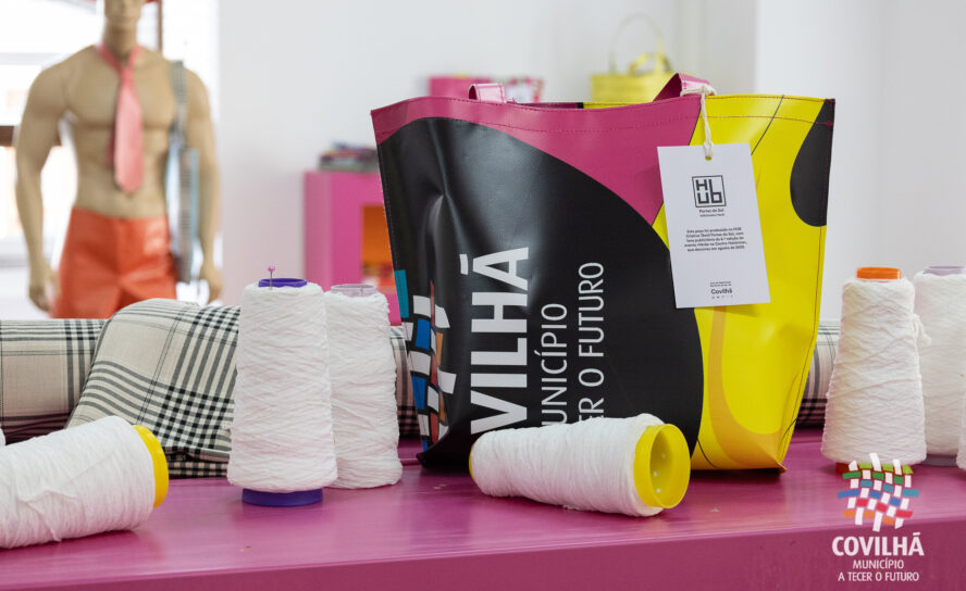 Lonas publicitárias transformam-se em peças de design no Hub Criativo da Covilhã