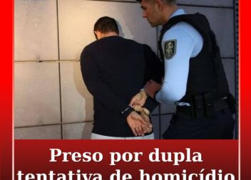 Preso por dupla tentativa de homicídio