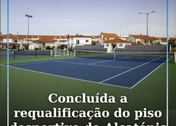 Requalificação do piso desportivo do Alcaténis está concluída