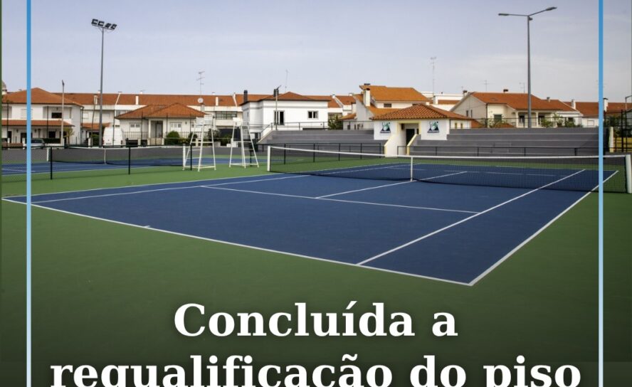 Requalificação do piso desportivo do Alcaténis está concluída