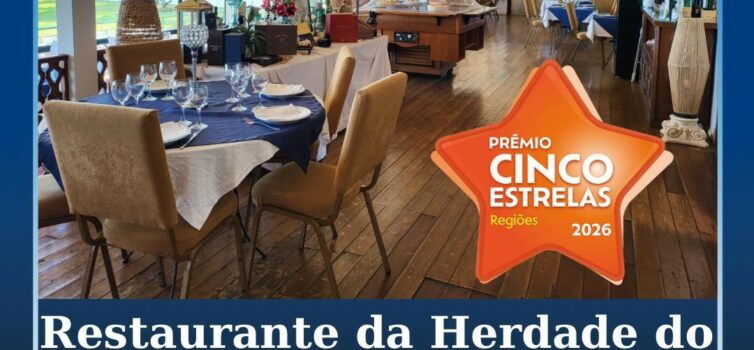 Restaurante da Herdade do Clube de Tiro distinguido com Cinco Estrelas