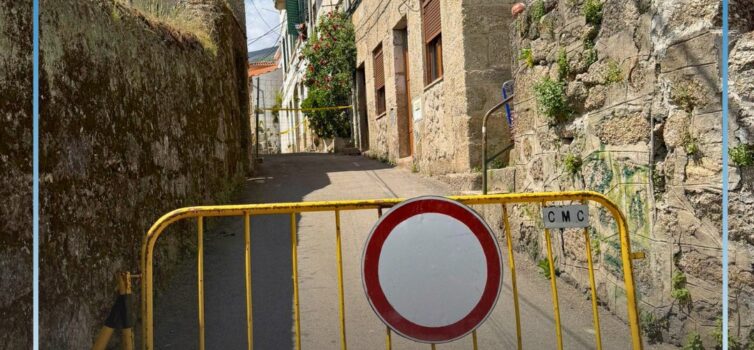 Rua dos Namorados encerrada à circulação