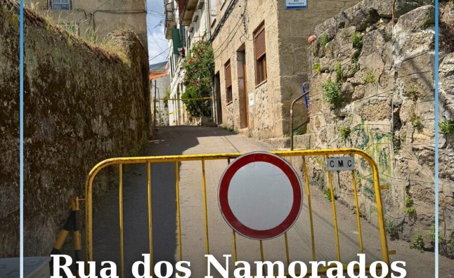 Rua dos Namorados encerrada à circulação