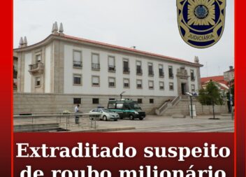 Suspeito de roubo agravado e sequestro foi extraditado do Reino Unido para Portu