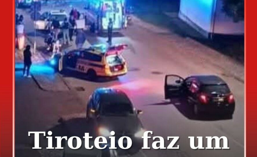 Tiroteio faz um ferido grave