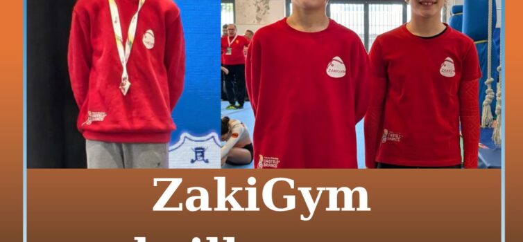 ZakiGym sobe ao pódio no Campeonato Nacional de Tumbling