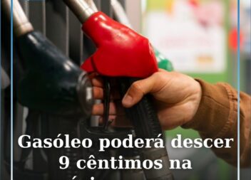 Gasóleo poderá descer na próxima semana