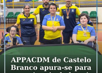 A APPACDM de Castelo Branco apurou-se para o Nacional de Boccia do Desporto Esco