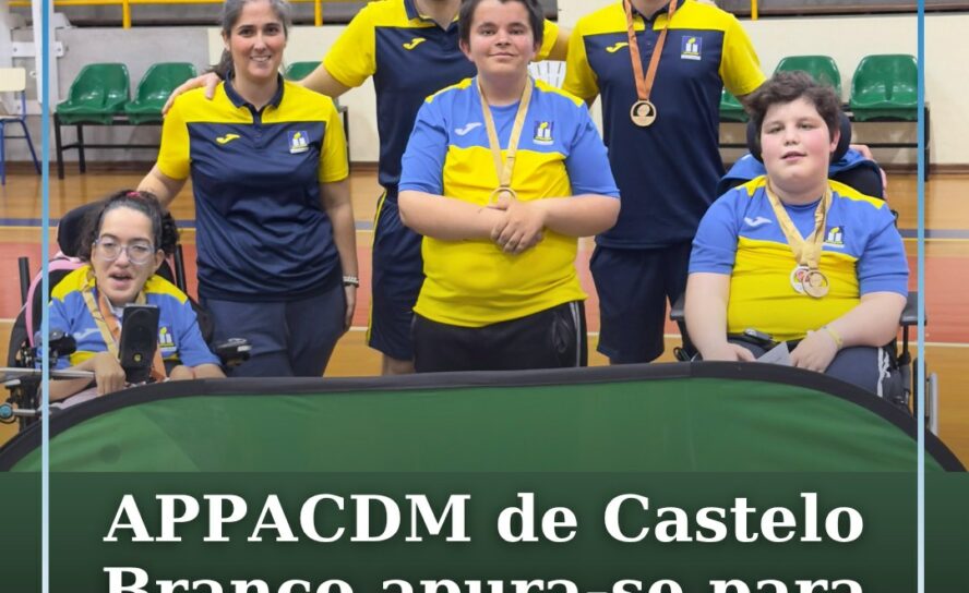 A APPACDM de Castelo Branco apurou-se para o Nacional de Boccia do Desporto Esco