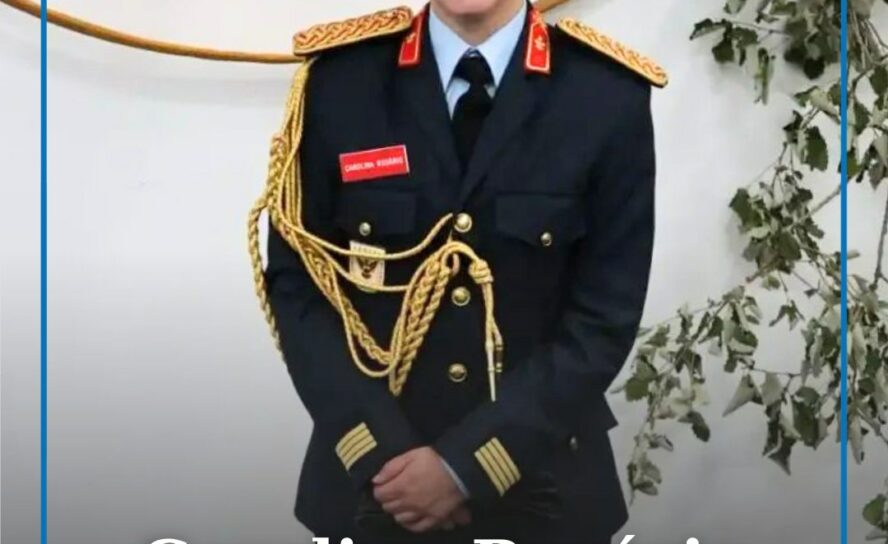 A bombeira Carolina Rosário é a nova comandante dos Bombeiros do Juncal