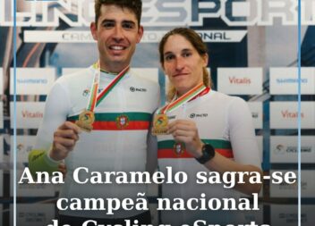 A ciclista Ana Caramelo sagrou-se este sábado a primeira Campeã Nacional de Cycl