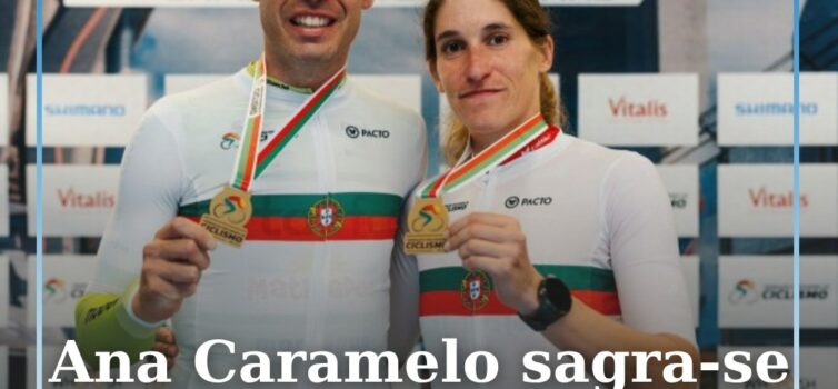 A ciclista Ana Caramelo sagrou-se este sábado a primeira Campeã Nacional de Cycl