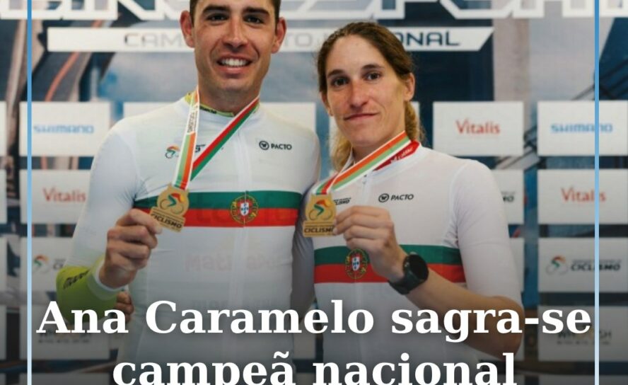 A ciclista Ana Caramelo sagrou-se este sábado a primeira Campeã Nacional de Cycl