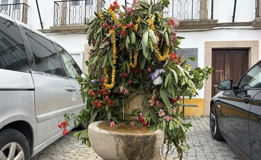 A vila de Alpalhão voltou a cumprir, este sábado, a tradição do 3 de maio