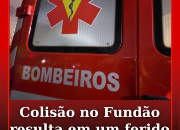 Acidente resulta em um ferido