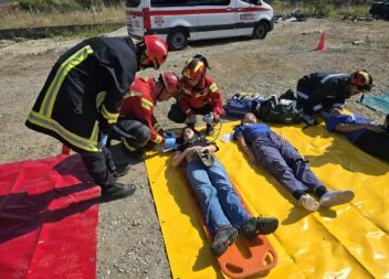 Bombeiros de Proença-a-Nova realiza treino de salvamento e desencarceramento