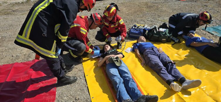 Bombeiros de Proença-a-Nova realiza treino de salvamento e desencarceramento