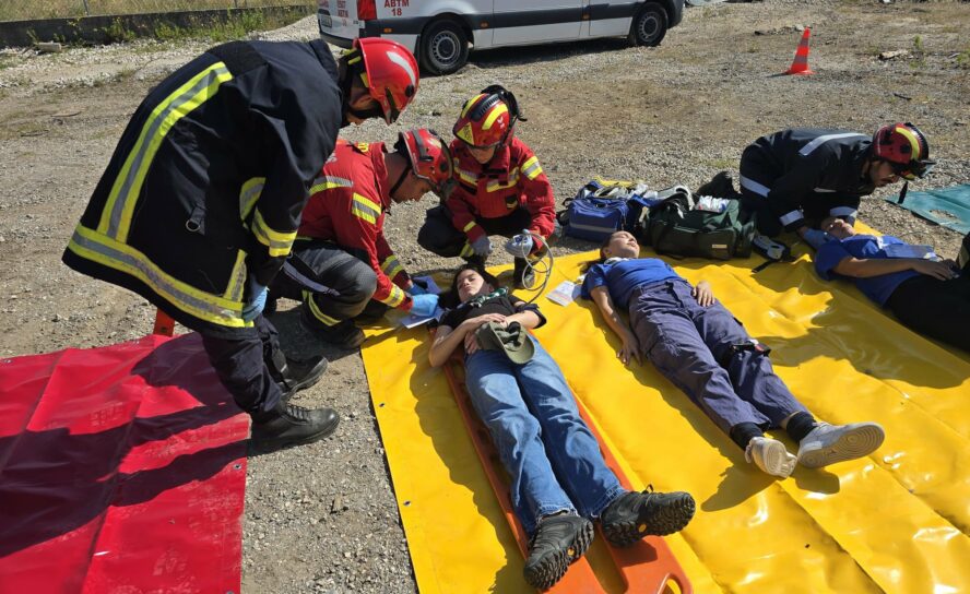 Bombeiros de Proença-a-Nova realiza treino de salvamento e desencarceramento