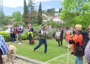 Chegada da primeira etapa da Grande Rota da Transumância ao Parque da Cidade de
