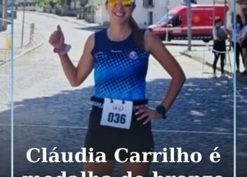 Cláudia Carrilho conquista pódio