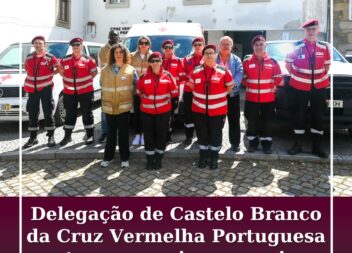 Delegação de Castelo Branco da Cruz Vermelha Portuguesa parte para apoiar peregr