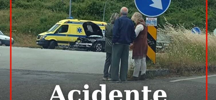 Esta quinta-feira, 15 de maio, ocorreu um acidente na zona da Quinta do Covelo,