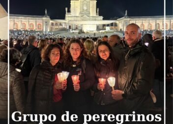 Este grupo de peregrinos de Castelo Branco chegou esta terça-feira, 12 de maio,