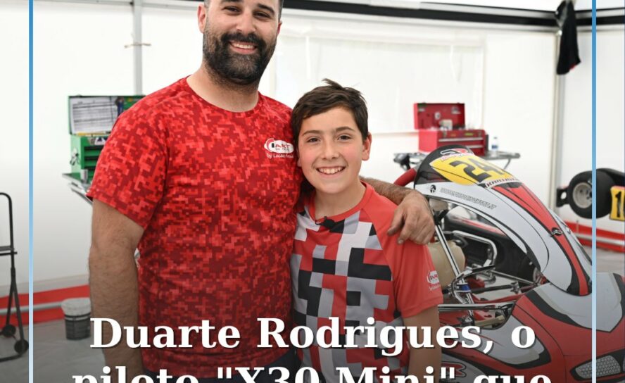 Hoje em direto: Duarte Rodrigues - O piloto  "X30 Mini" que quer chegar à Fórmul