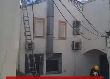 Incêndio na Churrasqueira do Rossio em Portalegre