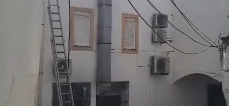Incêndio na Churrasqueira do Rossio em Portalegre