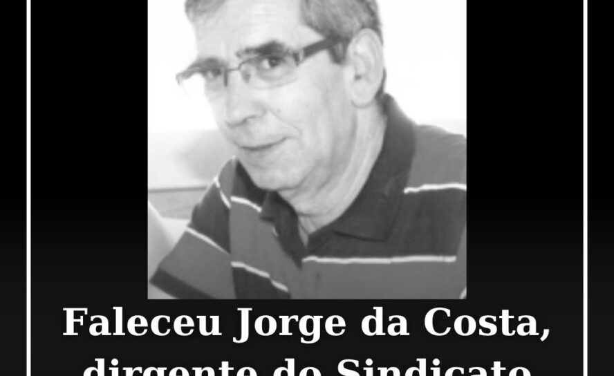 Jorge da Costa, dirigente do Sindicato Têxtil da Beira Interior (SINTTEVEC-BI),