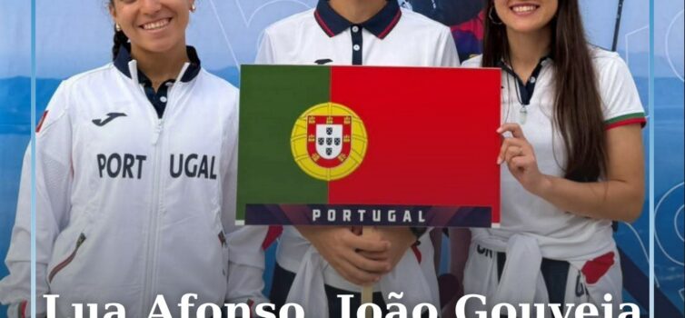 No dia 8 de maio, os atletas  Lua Afonso, João Gouveia e Julieta Gomes
