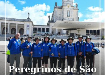 O Grupo de 10 peregrinos de São Pedro do Esteval, concelho de Proença-a-Nova