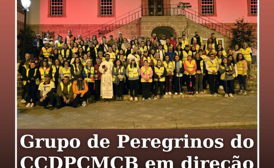 O Grupo de Peregrinos do Centro Cultura e Desporto do Pessoal da Câmara Municipa