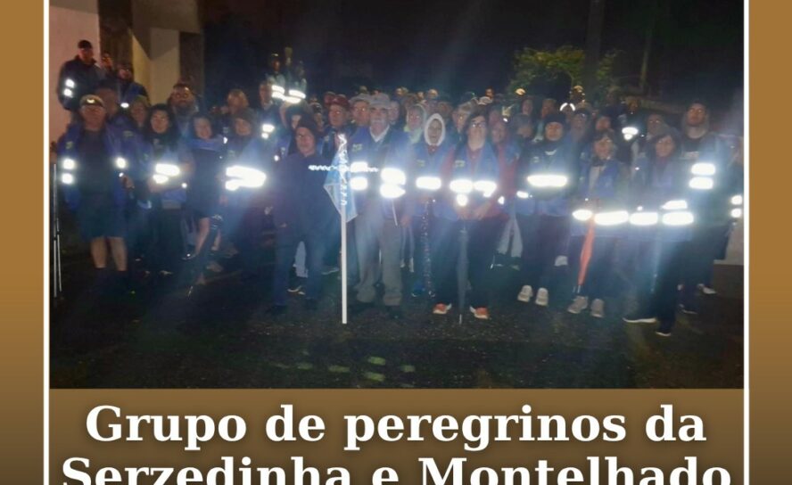 O Grupo de peregrinos da Serzedinha e Montelhado, composto por 108 elementos