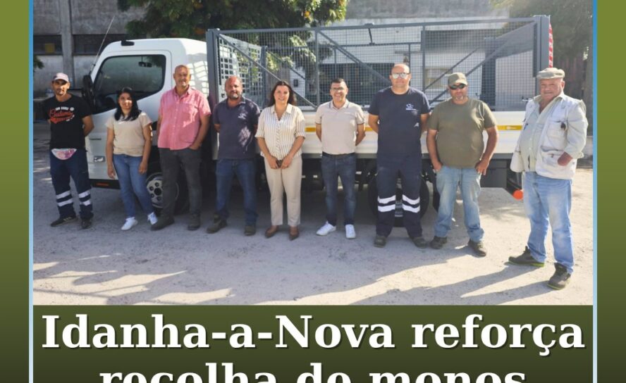 O Município de Idanha-a-Nova reforçou a recolha de monos domésticos e resíduos v