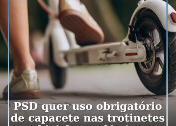 O PSD apresentou esta sexta-feira um projeto-lei para tornar obrigatório o uso d