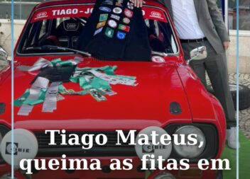 O albicastrense Tiago Mateus, de 26 anos, celebrou no passado sábado