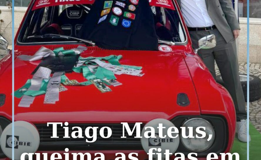 O albicastrense Tiago Mateus, de 26 anos, celebrou no passado sábado