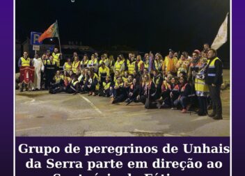 O grupo de cerca de 80 peregrinos