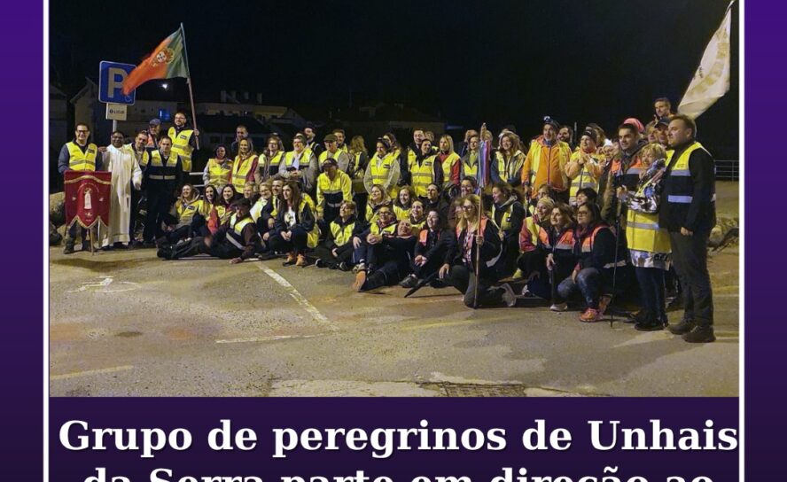 O grupo de cerca de 80 peregrinos