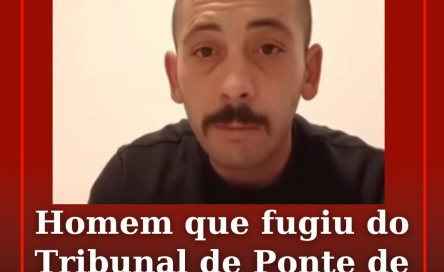 O homem que fugiu do Tribunal de Ponte de Sor, no distrito de Portalegre