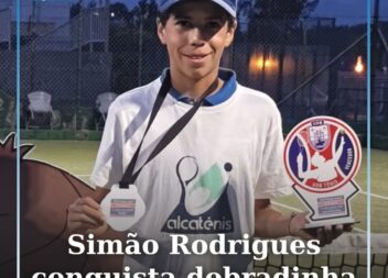 O jovem atleta Alcatenis Sport Clube, Simão Rodrigues