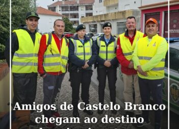 O pequeno grupo de amigos de Castelo Branco que partiu este sábado, 9 de maio