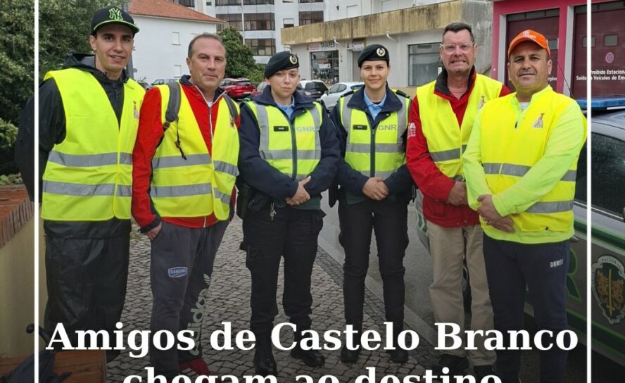 O pequeno grupo de amigos de Castelo Branco que partiu este sábado, 9 de maio